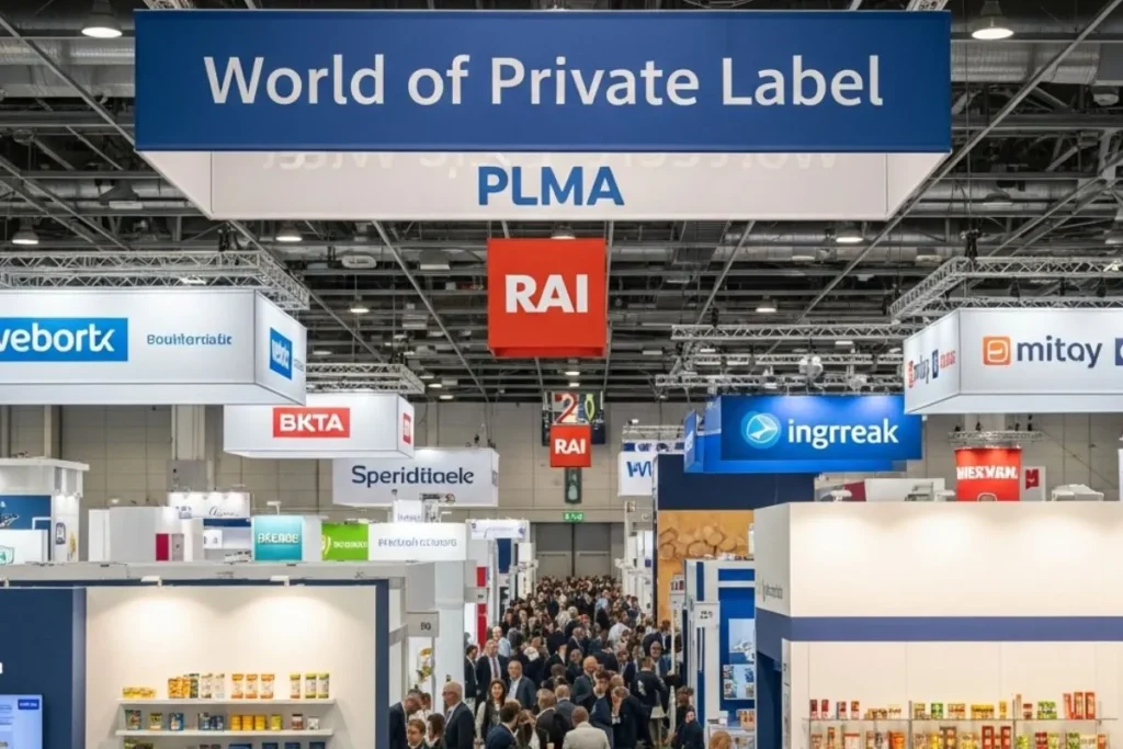 PLMA World of Private Label exhibition floor at RAI Amsterdam