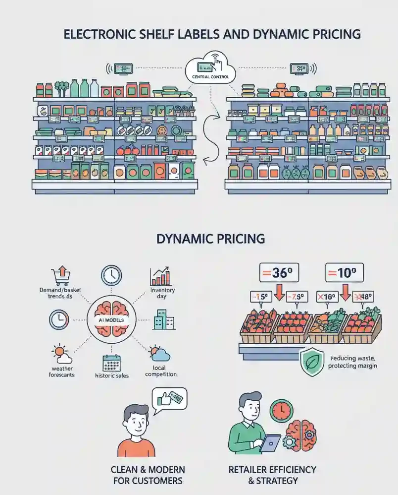 How AI & Tech Are Changing Supermarket Shopping 2025