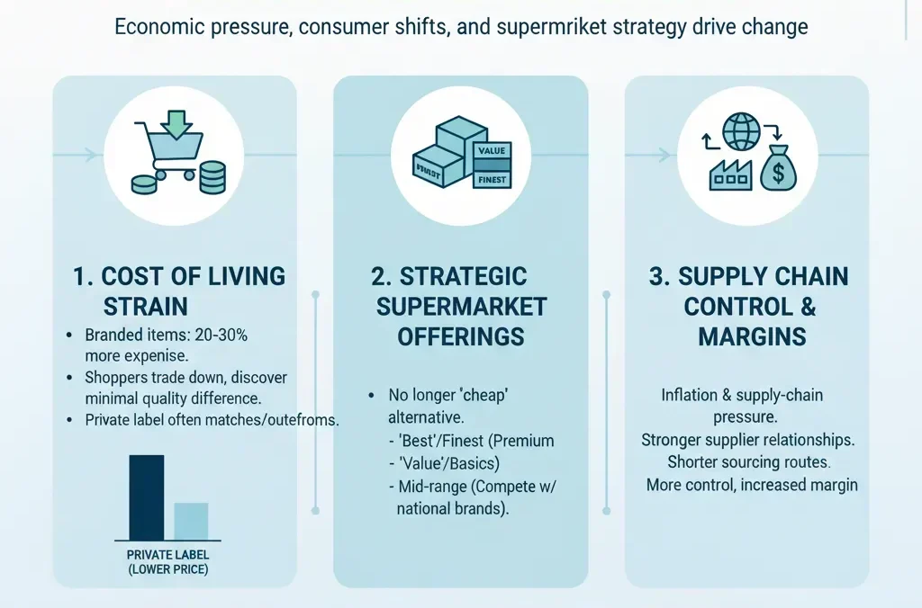 Private Label Growth in UK Supermarkets