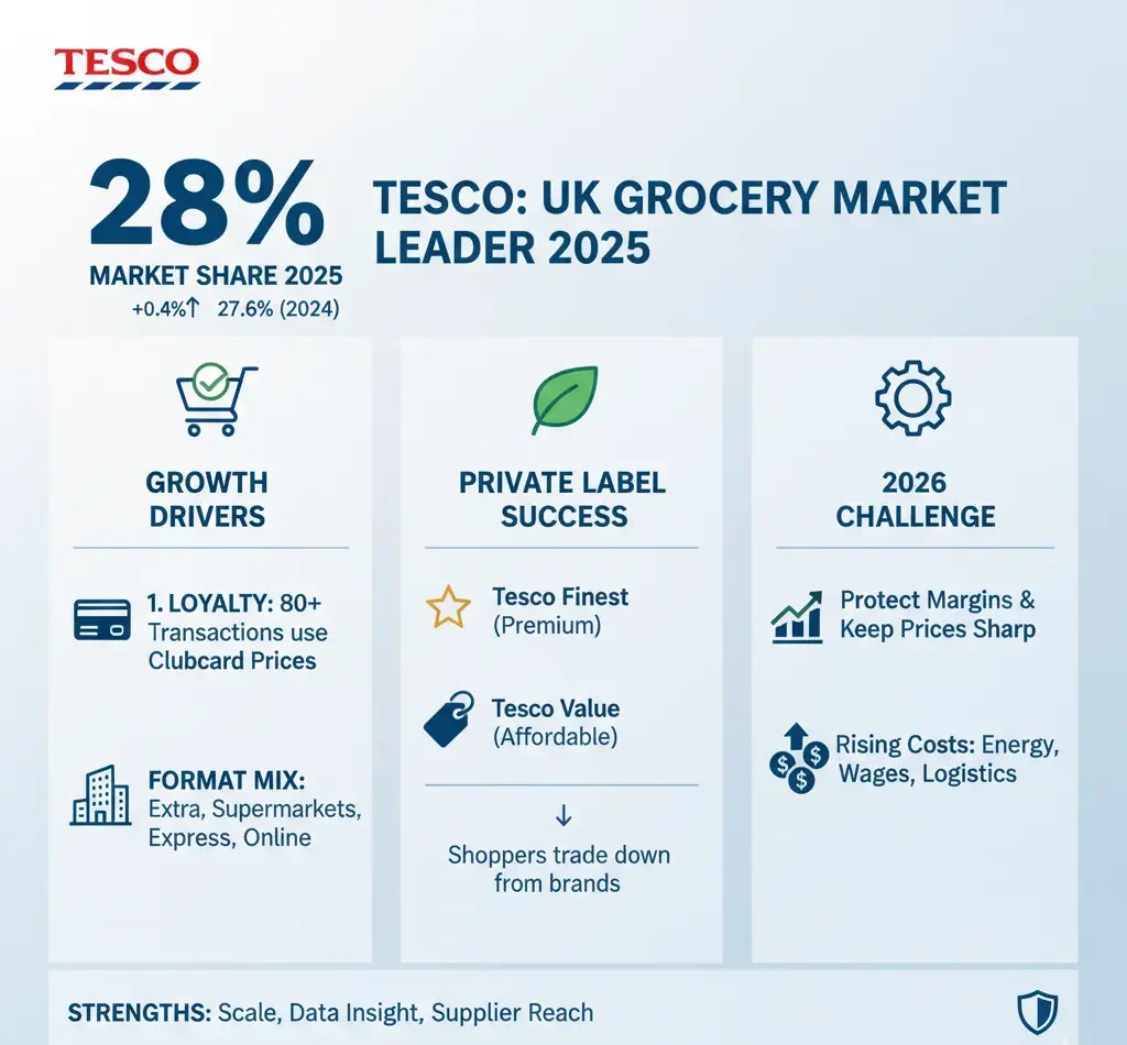 UK Grocery Market Share 2025