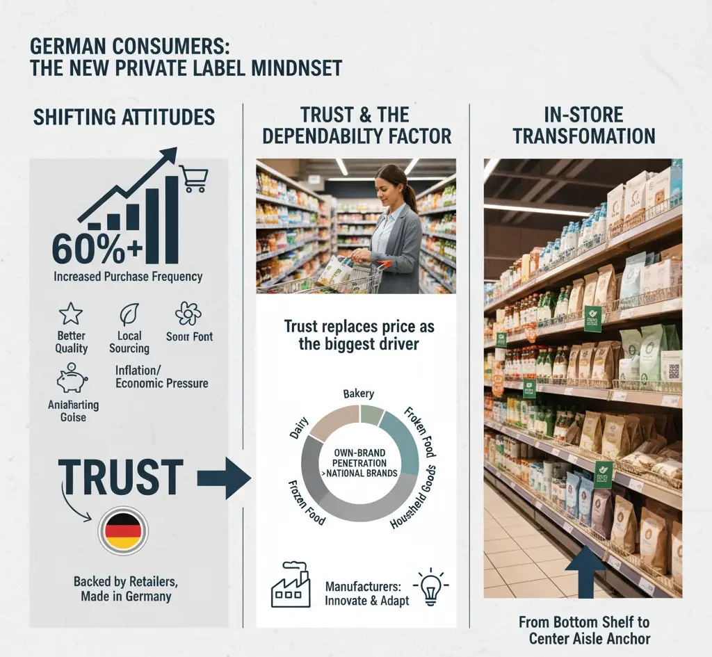 Private Labels Took Over German Supermarket