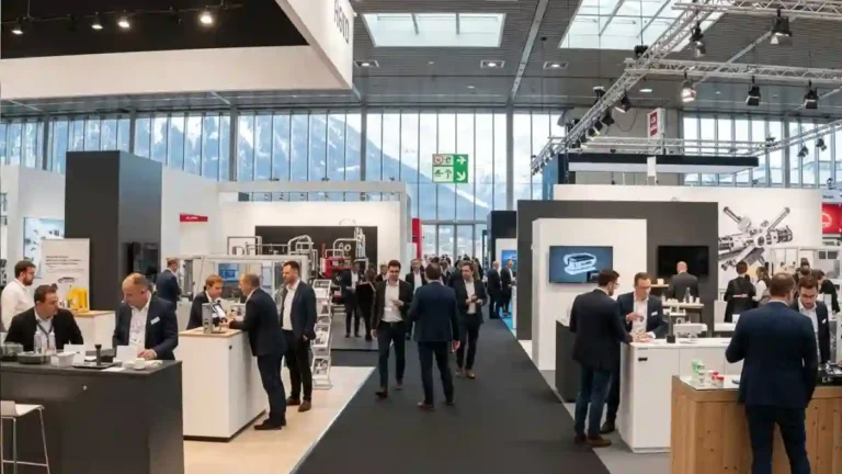 Food and retail trade show in Switzerland exhibition hall