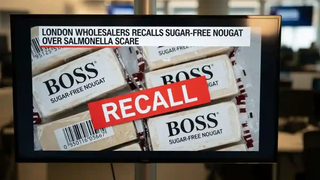 London Wholesalers recalls BOSS nougat over Salmonella