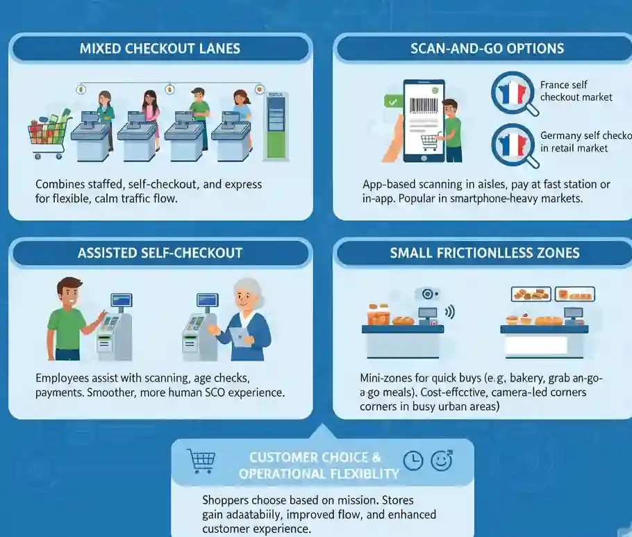 Self-Checkout and Hybrid Checkout