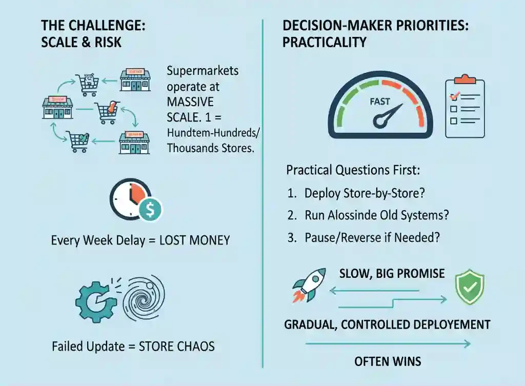 How Supermarkets Choose Retail Tech Suppliers