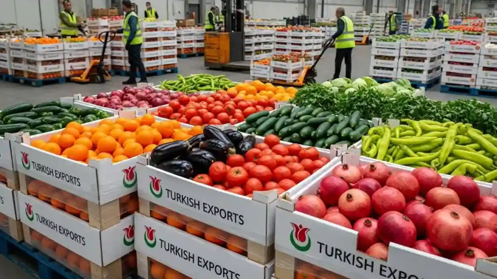 Turkish fresh produce exports fall sharply in 2025