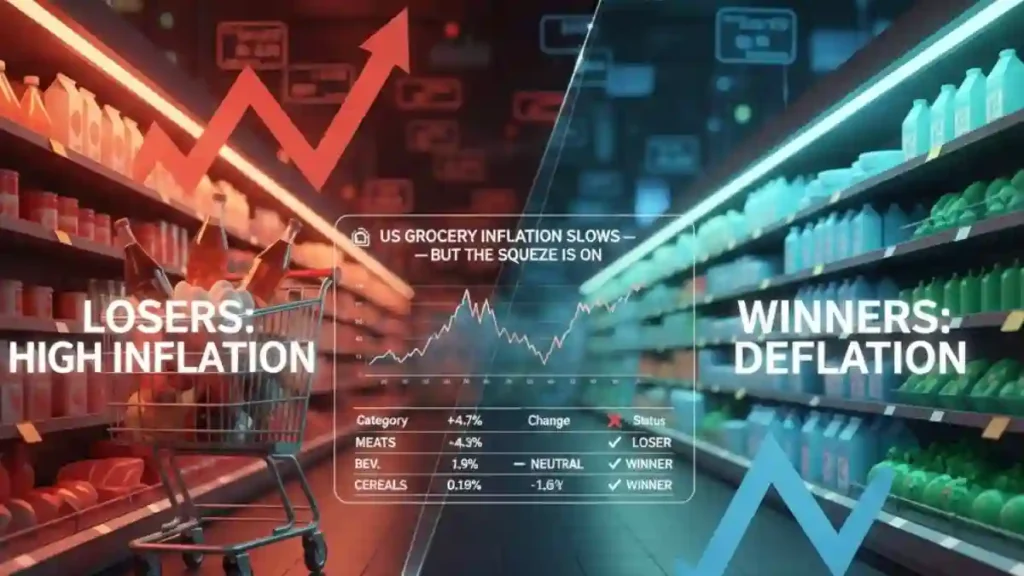 US grocery inflation winners and losers by category