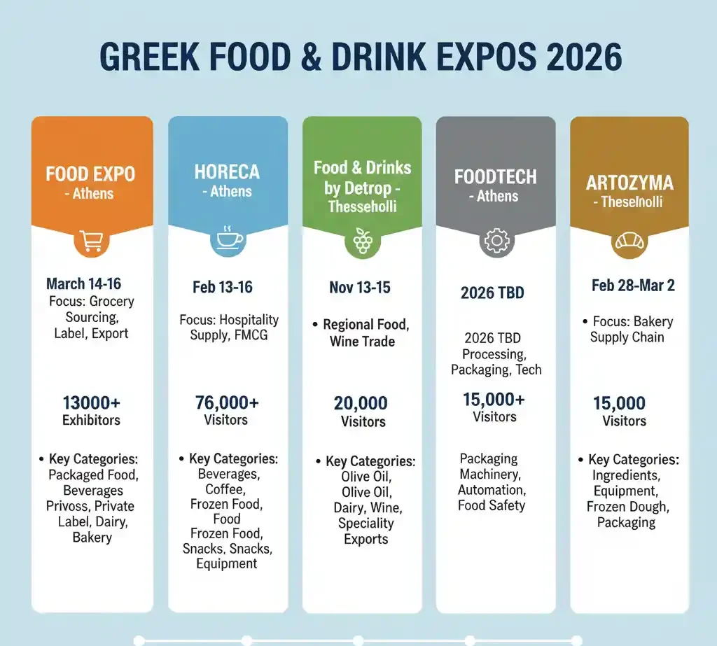 5 Grocery and FMCG Trade Events in Greece