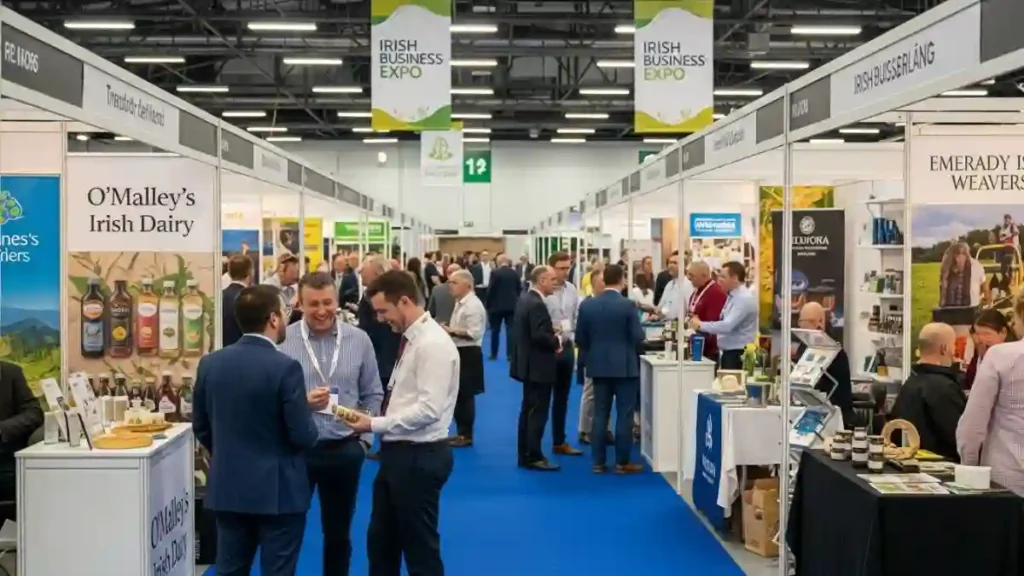 Irish trade event exhibition hall in Dublin