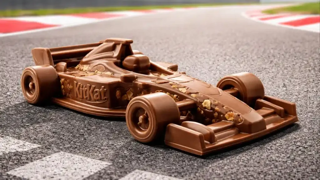 KitKat launches Formula 1 chocolate car in UK and Ireland