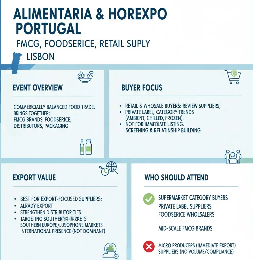 Top 5 Food & Grocery Trade Events in Portugal (2026)