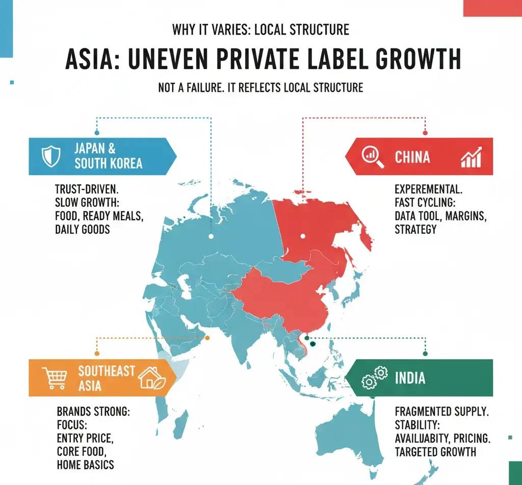  private labels across Asia