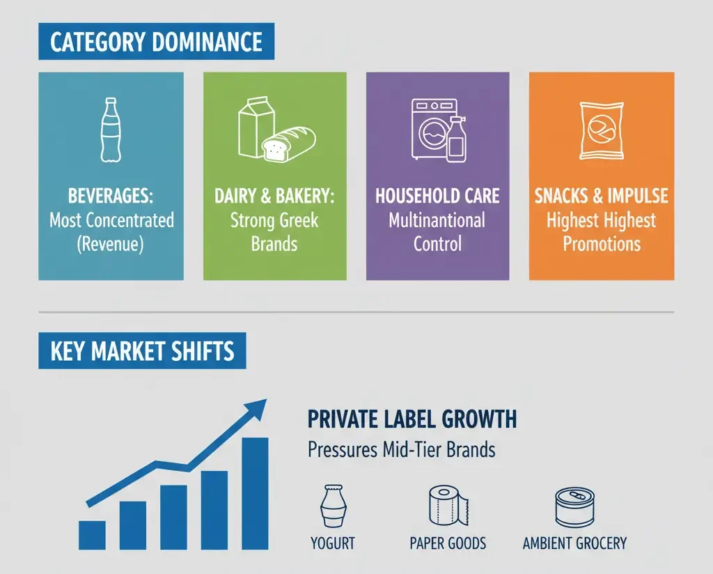 10 FMCG Brands in Greece