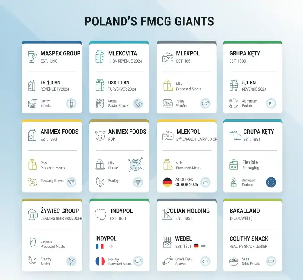 FMCG Companies in Poland by Revenue
