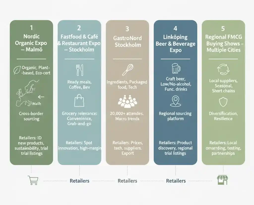 Top 5 Grocery & FMCG Trade Events in Sweden (2026)