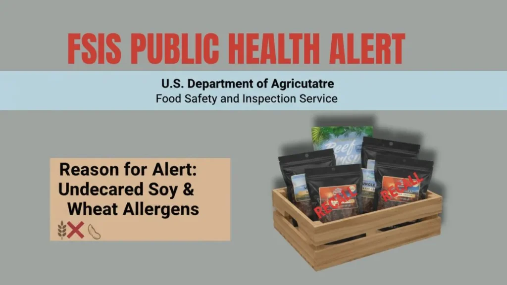 FSIS Public Health Alert for Beef Jerky Over Undeclared Soy