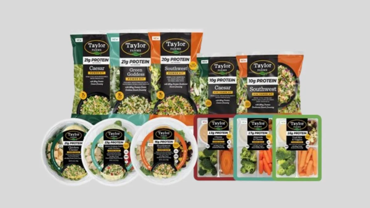 Taylor Farms launches protein-forward salad and snack line