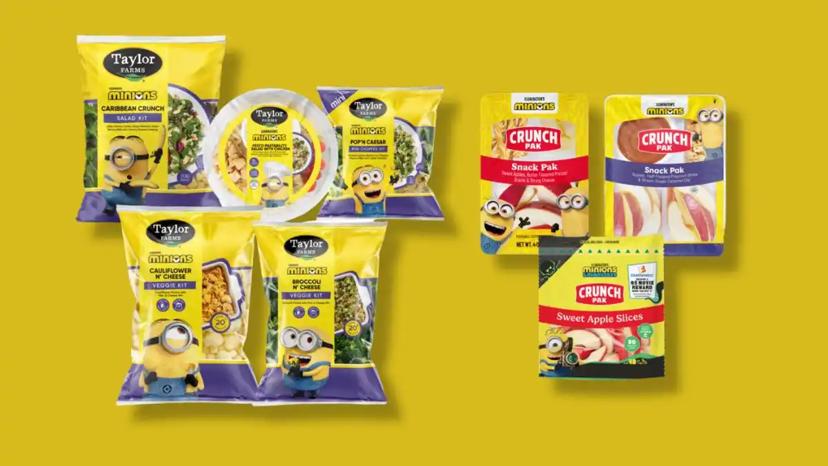 Taylor Farms Minions Fresh Snacks Launch 2026