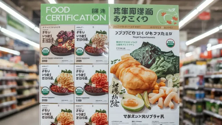 Food Certifications for Japanese Supermarkets