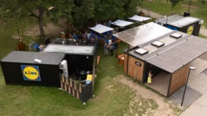 Lidl Opens Summer Terrace for Private Labels in Prague