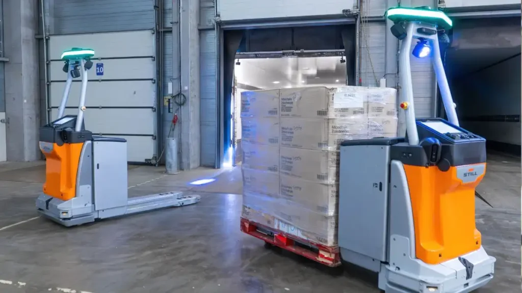 Colruyt and KION launch AI warehouse robotics hub