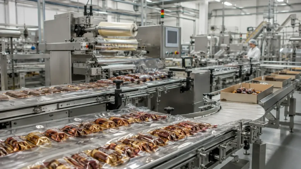 Confectionery packaging machinery in Italy