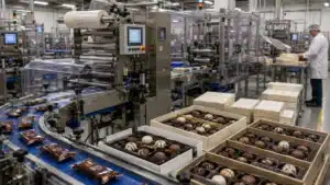 Confectionery packaging production in Belgium