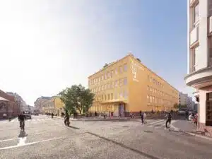 Kaartin Lasaretti development in Helsinki where Kesko plans a new K-Supermarket