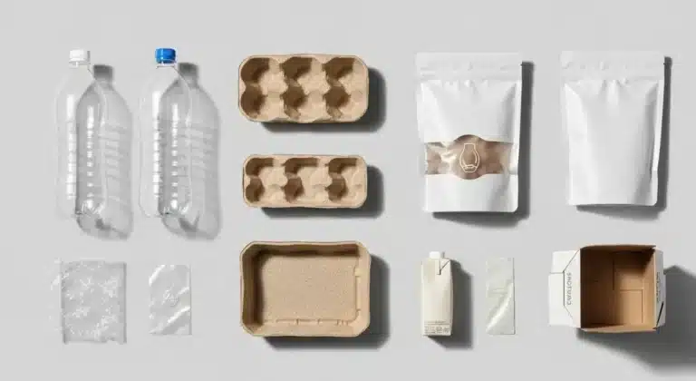 Flexible food packaging formats used in grocery retail
