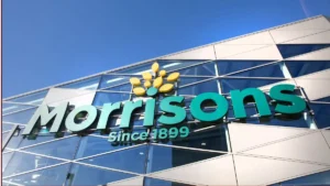 Exterior of a Morrisons supermarket in the UK