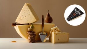 Skånemejerier and Allerum cheese packs displayed for Swedish-origin labelling