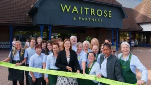 Waitrose supermarket team at a UK store