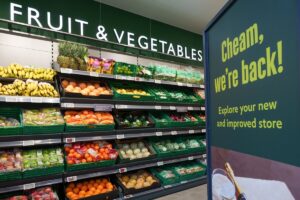 Waitrose supermarket fresh produce department