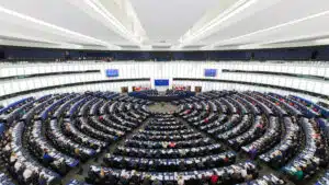 European Parliament debating chamber