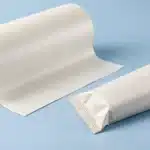 Paper roll beside a wrapped ice cream bar