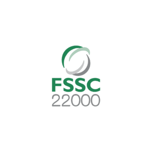 Green and grey FSSC 22000 logo on a white background.