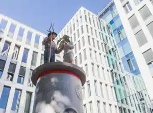 Sculpture outside Südzucker’s headquarters in Mannheim